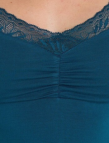 Post opératoire nuisette brassière intégré Ficelle - RougeGorge Lingerie