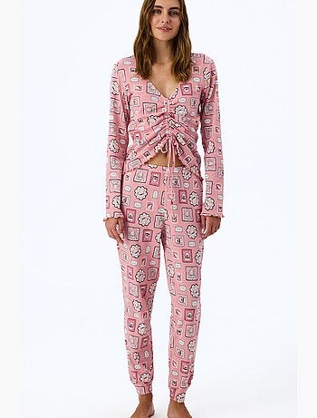 Postcard pointel bas de pyjama penti