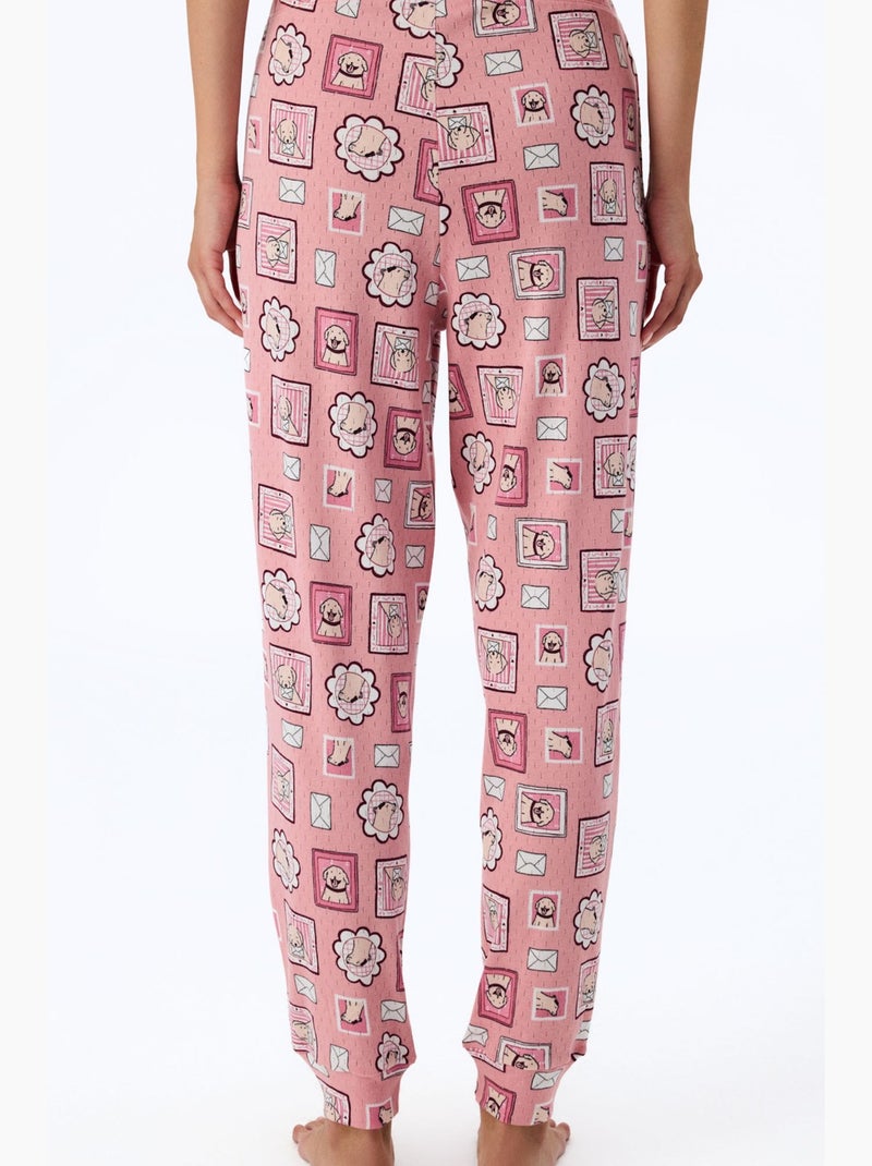 Postcard pointel bas de pyjama penti Rose - Kiabi