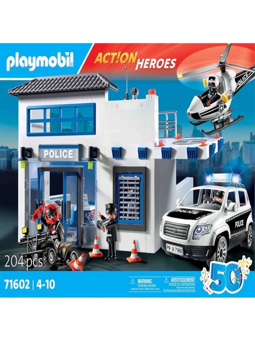 Poste de police et véhicules - Kiabi