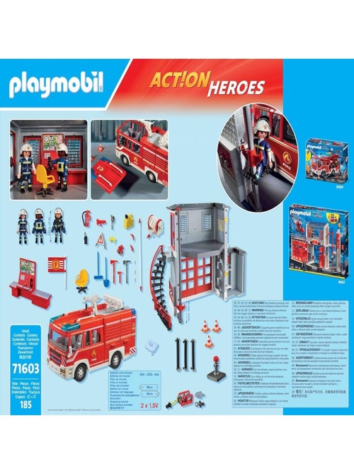 Poste de pompiers avec camion d'intervention - Kiabi Poste de pompiers avec camion d'intervention - Kiabi