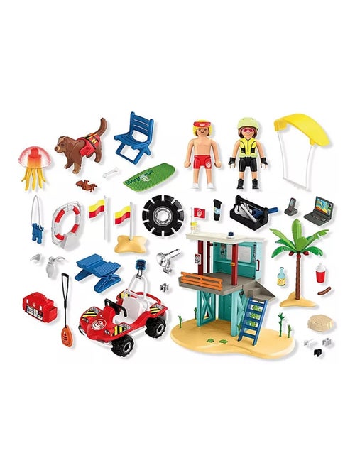 Poste de secours & voiturette de plage - Kiabi