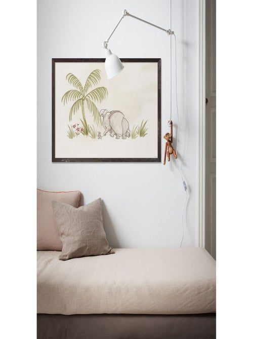 Poster d'Art - Dumbo Sous Un Palmier - 50 x 40 cm - Kiabi