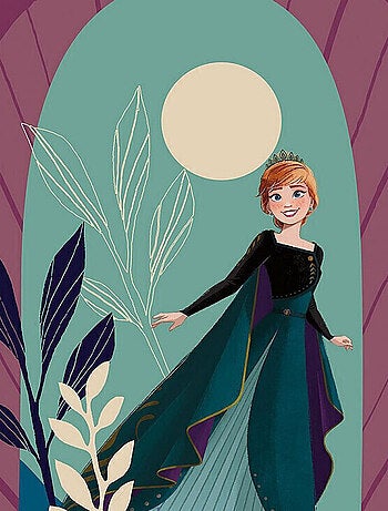 Poster d'Art - Elsa et Anna - 30 x 40 cm