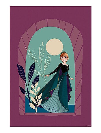 Poster d'Art - Elsa et Anna - 50 x 40 cm