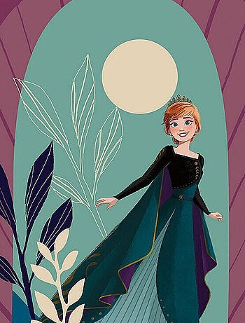 Poster d'Art - Elsa et Anna - 50 x 40 cm