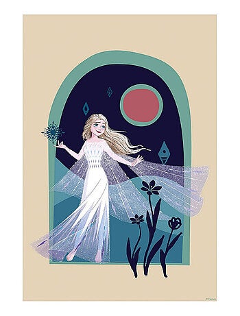 Poster d'Art - Elsa Nuit Nocturne - 30 x 40 cm