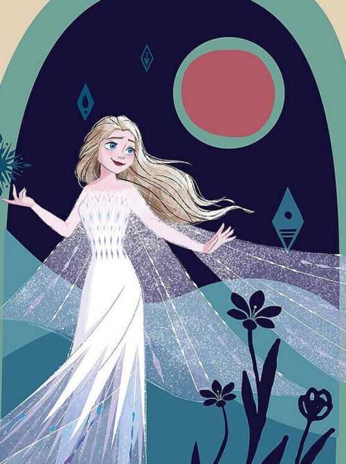 Poster d'Art - Elsa Nuit Nocturne - 30 x 40 cm - Kiabi
