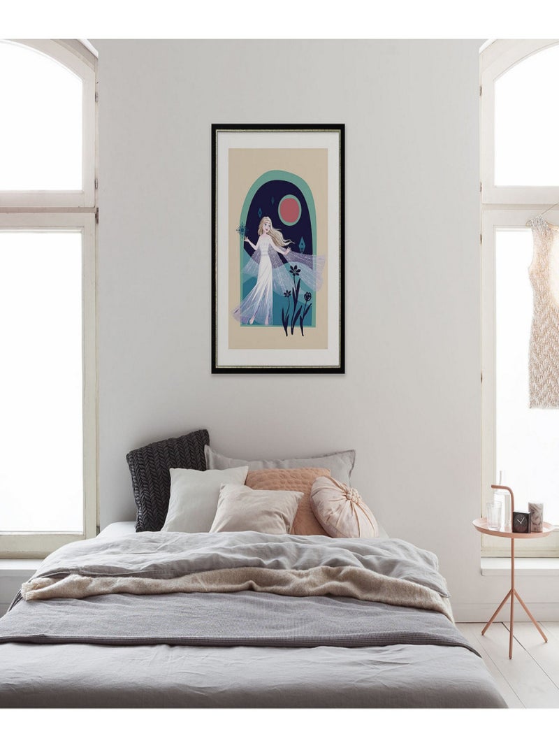 Poster d'Art - Elsa Nuit Nocturne - 50 x 70 cm Multicolore - Kiabi