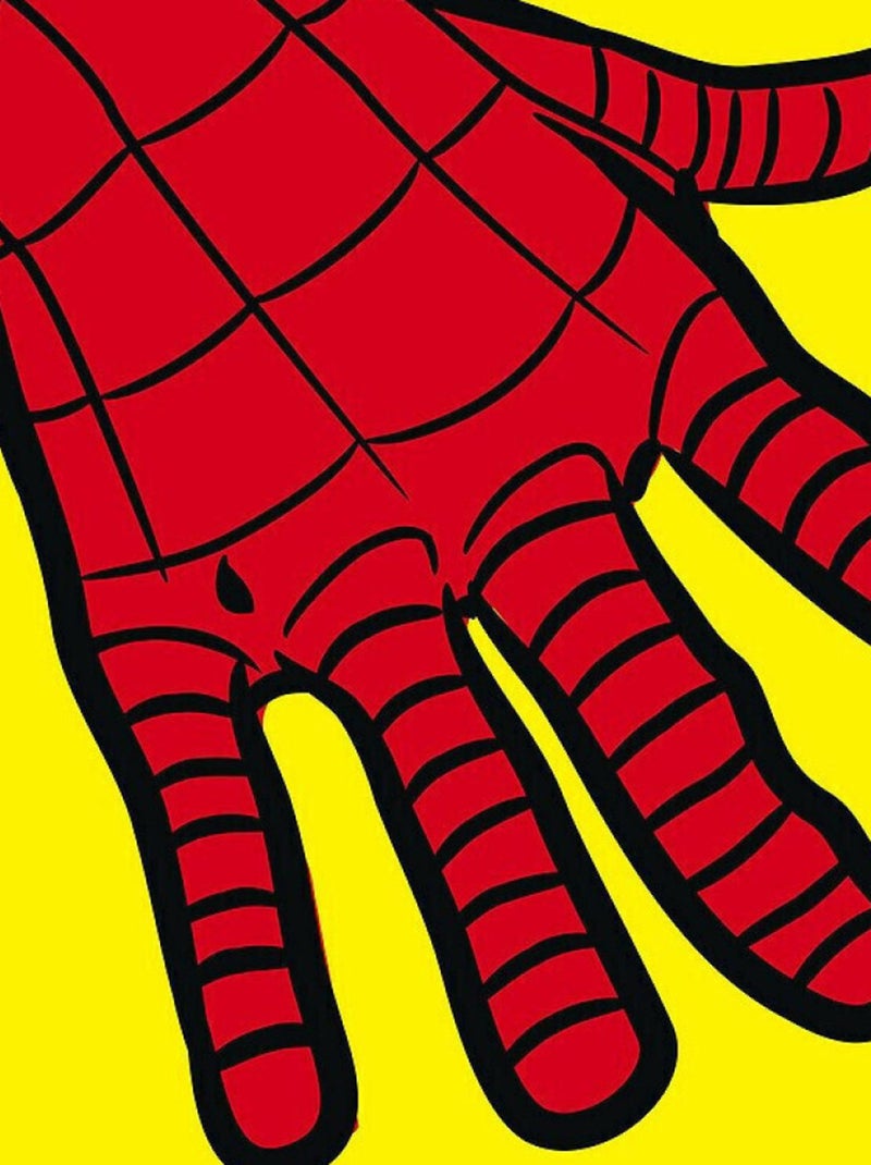 Poster d'Art - La Main De Spider Man - 30 x 40 cm Multicolore - Kiabi