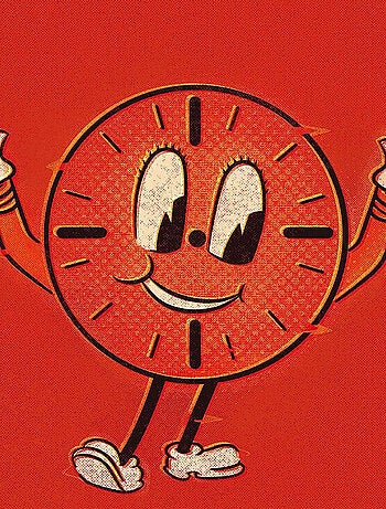 Poster d'Art - Loki Miss Minutes - 30 x 40 cm