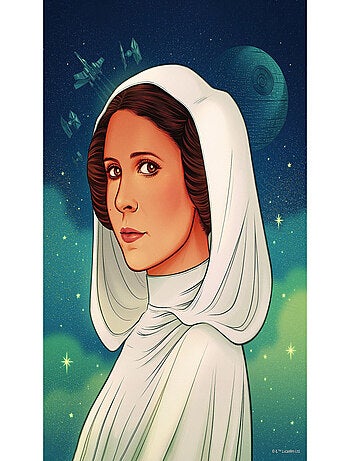 Poster d'Art - Star Wars - Princess of Alderaan - 50 x 40 cm