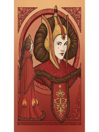 Poster d'Art - Star Wars - Queen Padmé Amidala - 50 x 40 cm