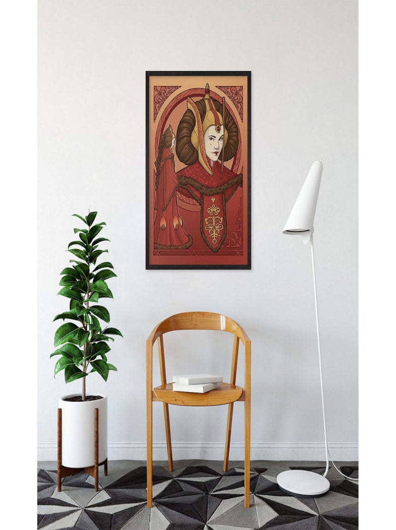 Poster d'Art - Star Wars - Queen Padmé Amidala - 50 x 70 cm Multicolore - Kiabi