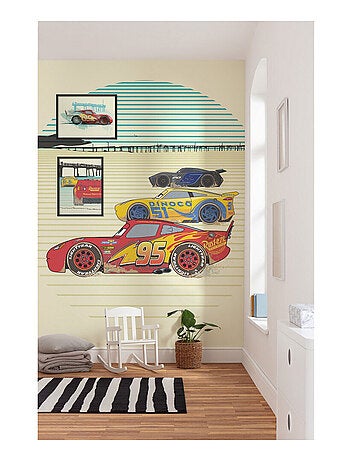 Poster d'Art Disney Cars -Plus Fort Ensemble - 40 x 50 cm