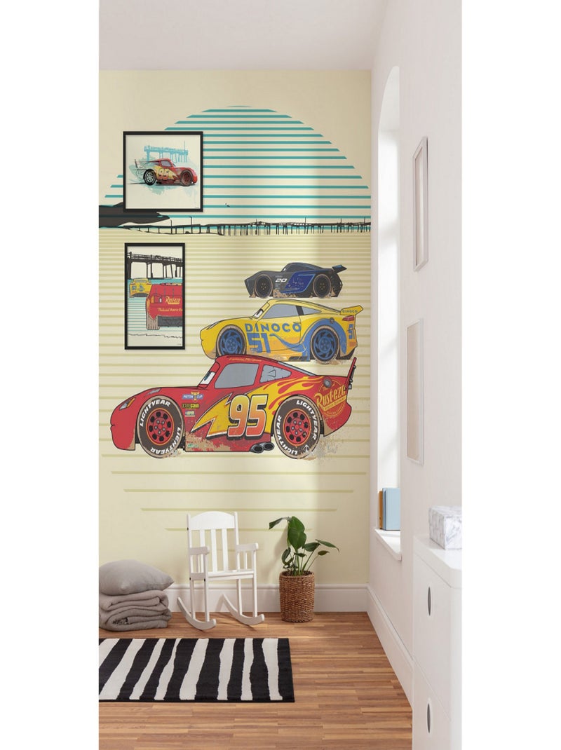 Poster d'Art Disney Cars Flash McQueen - 70 x 50 cm Multicolore - Kiabi