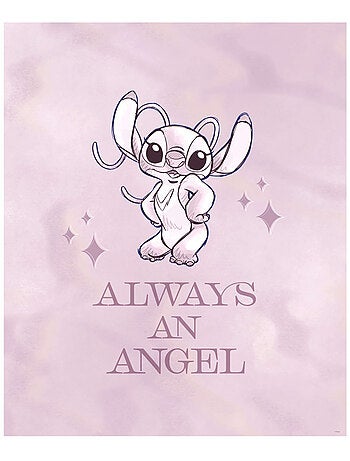 Poster d'art disney stitch always an angel 40 x 50 cm