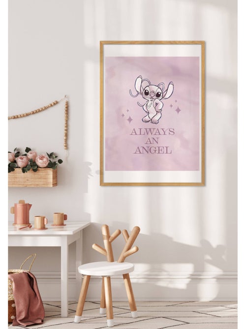 Poster d'art disney stitch always an angel 40 x 50 cm - Kiabi Poster d'art disney stitch always an angel 40 x 50 cm - Kiabi