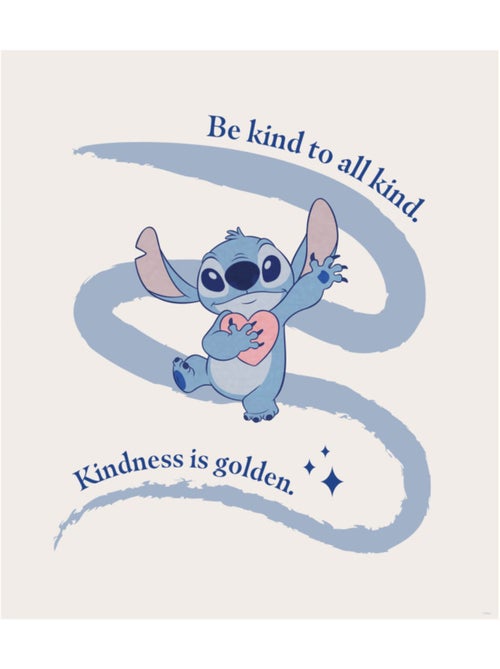 Poster d'art disney stitch kindness 30 x 40cm - Kiabi