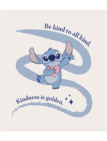 Poster d'art disney stitch kindness 40 x 50 cm