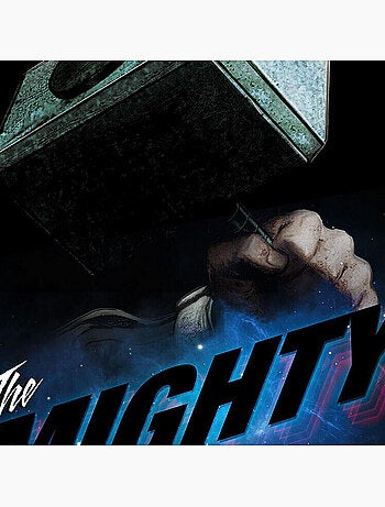 Poster d'Art Marvel Avengers Thor -Le Puissant - 50 x 70 cm