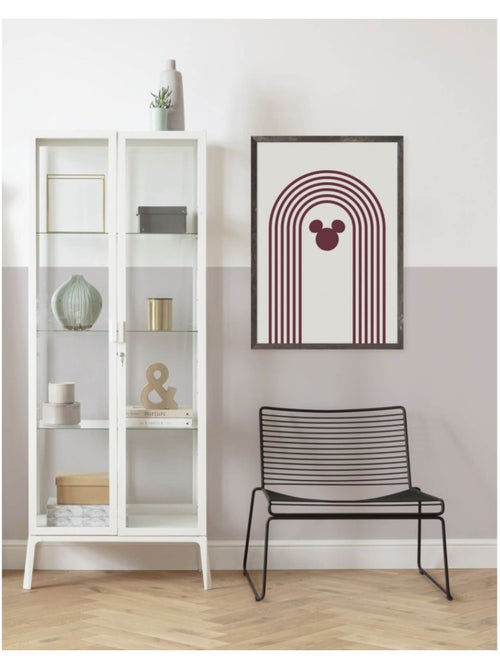 Poster d'art Minimal Mickey 40 x 50 cm - Kiabi