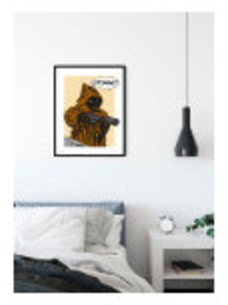 Poster d'art star wars classic comic quote java 50 x 70 cm Orange - Kiabi