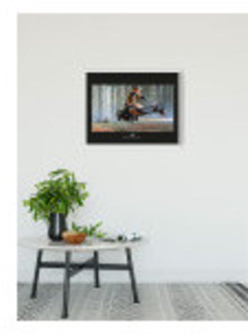 Poster d'art star wars classic rmq endor speeder  30 x 40 cm - Kiabi