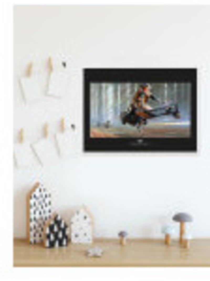 Poster d'art star wars classic rmq endor speeder  30 x 40 cm Multicolore - Kiabi
