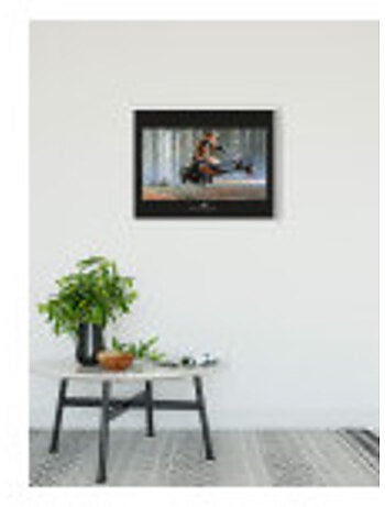 Poster d'art star wars classic rmq endor speeder 70 x 50 cm