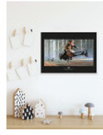Poster d'art star wars classic rmq endor speeder 70 x 50 cm
