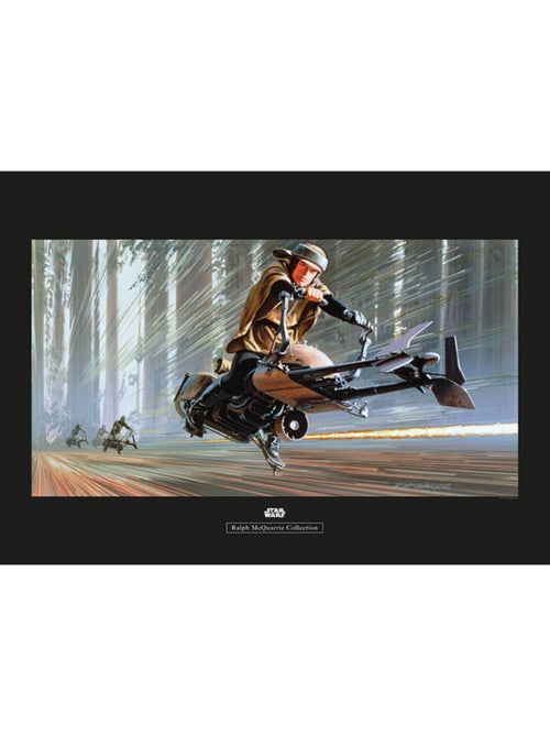 Poster d'art star wars classic rmq endor speeder 70 x 50 cm - Kiabi Poster d'art star wars classic rmq endor speeder 70 x 50 cm - Kiabi