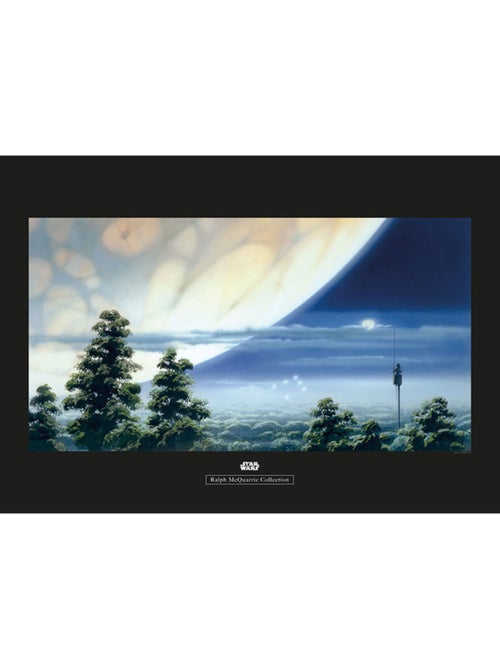 Poster d'art Star Wars Classic RMQ Yavin Lookout 50x40 cm - Kiabi