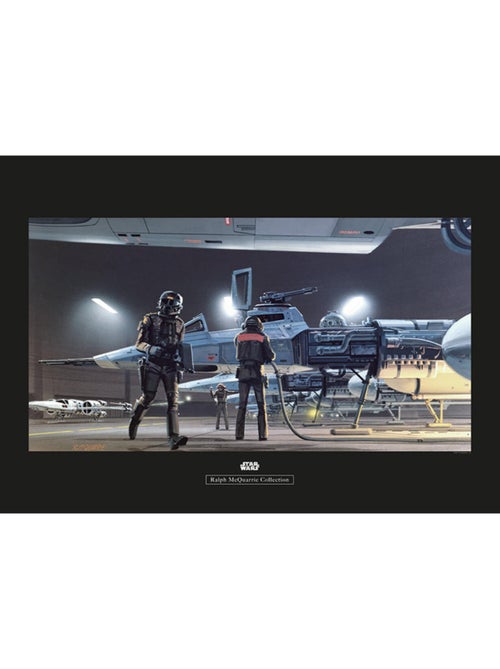 Poster d'art Star Wars Classic RMQ Yavin Y-Wing 50x 40 cm - Kiabi