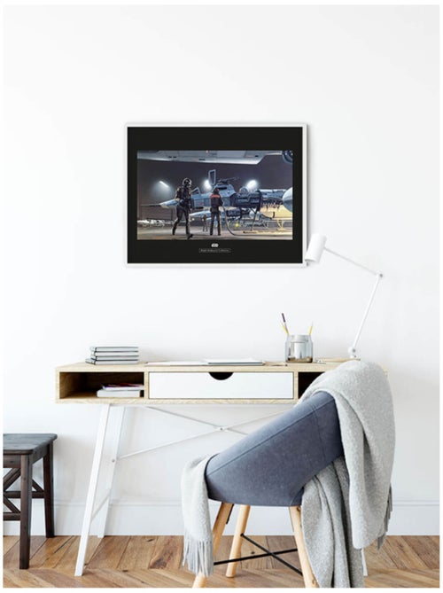 Poster d'art Star Wars Classic RMQ Yavin Y-Wing 50x 40 cm - Kiabi