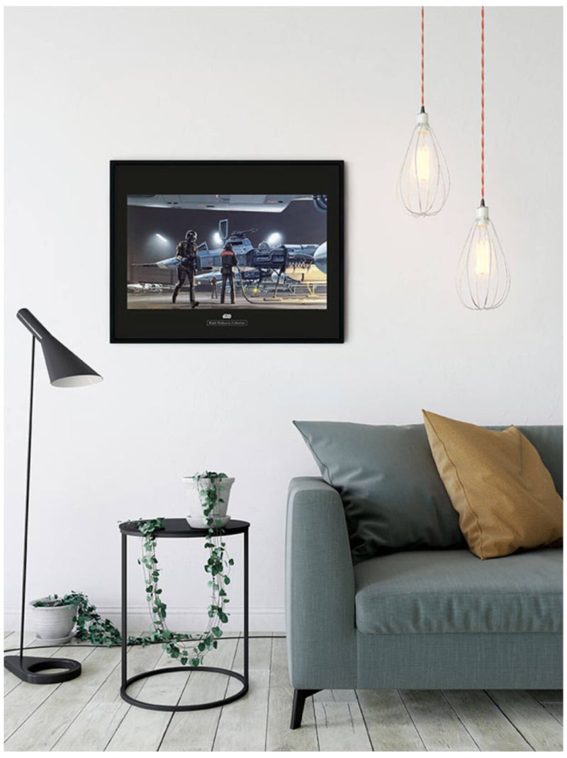 Poster d'art star wars classic rmq yavin y-wing 70x50 cm Multicolore - Kiabi