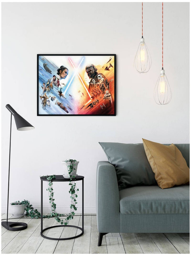 Poster d'art star wars movie poster 50 x 70 cm Rouge - Kiabi