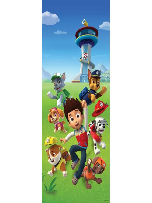 Poster de porte Intissé - Pat'Patrouille Ryder part à l'aventure avec ses amis - 90 cm x 202 cm - Kiabi