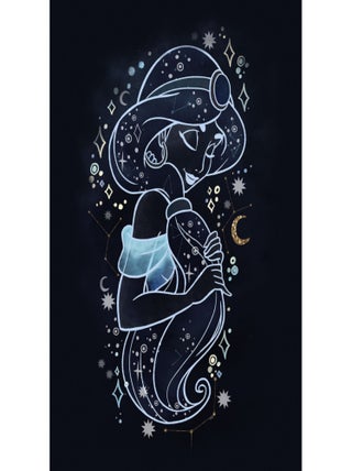Poster Disney Aladdin - Jasmine dans les étoiles 30 cm x 40 cm