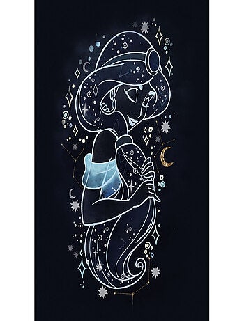 Poster Disney Aladdin - Jasmine dans les étoiles 50 cm x 70 cm