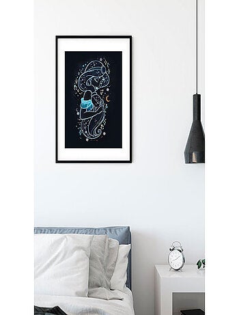 Poster Disney Aladdin - Jasmine dans les étoiles 50 cm x 70 cm