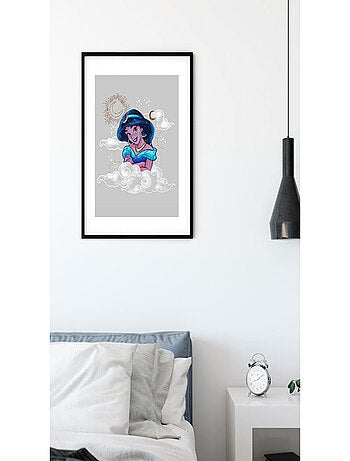 Poster Disney Aladdin - Jasmine portrait dans les nuages 30 cm x 40 cm