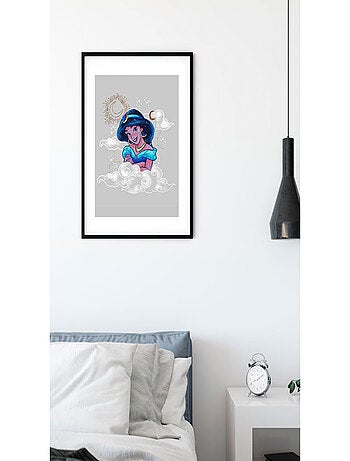 Poster Disney Aladdin - Jasmine portrait dans les nuages 40 cm x 50 cm