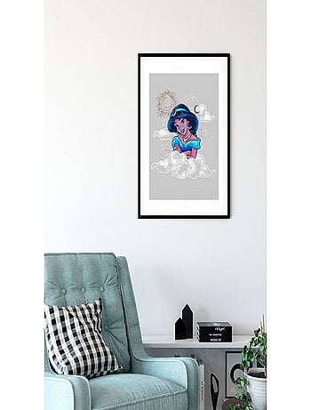 Poster Disney Aladdin - Jasmine portrait dans les nuages 40 cm x 50 cm