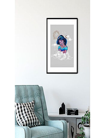 Poster Disney Aladdin - Jasmine portrait dans les nuages 50 cm x 70 cm
