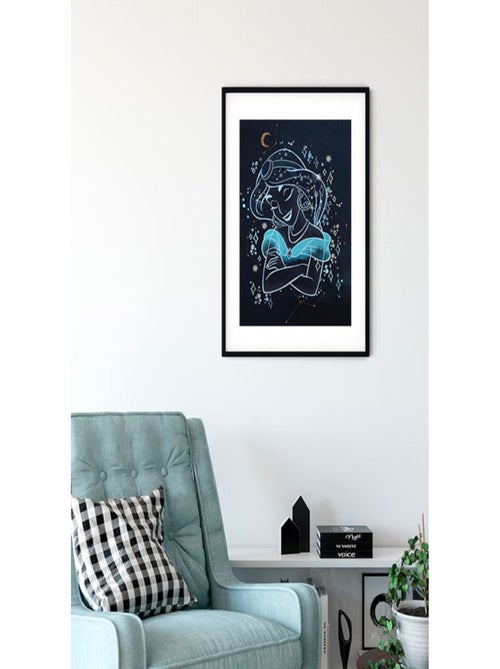 Poster Disney Aladdin - Jasmine rêveuse 50 cm x 70 cm - Kiabi