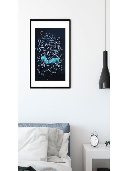 Poster Disney Aladdin - Jasmine rêveuse 50 cm x 70 cm - Kiabi