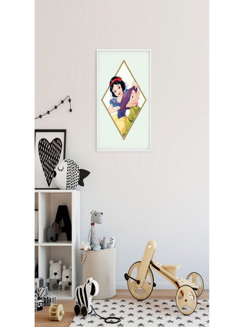 Poster Disney Blanche neige - Portrait de Blanche-Neige 50 cm x 70 cm - Kiabi