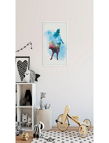 Poster Disney La Reine des Neiges 2 - Anna portrait à l'aquarelle 50 cm x 70 cm