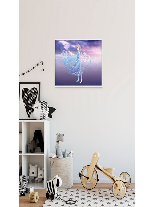 Poster Disney La Reine des Neiges 2 - Elsa l'appel du nord 70 cm x 50 cm - Kiabi